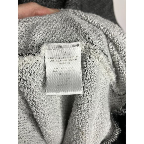 Anthropologie Dolan Women's Small Gray Zippered Pockets Tunic Sweater Dress - Picture 7 of 9